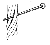 How to check the interior of the rope