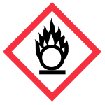 flame over circle