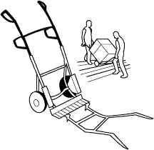 Sturdy frame hand truck